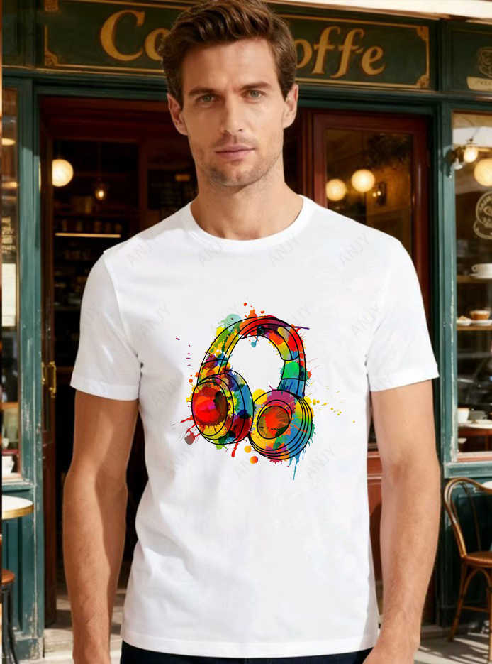 เสื้อยืดลายกราฟฟิตี้สีสันสดใส  - Street Fashion Graffiti บทวิจารณ์และราคา