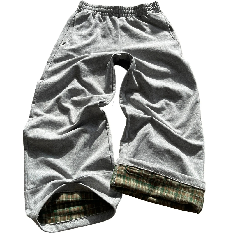 กางเกงขายาวลำลองสไตล์วินเทจลาย - Street Fashion Europe บทวิจารณ์และราคา