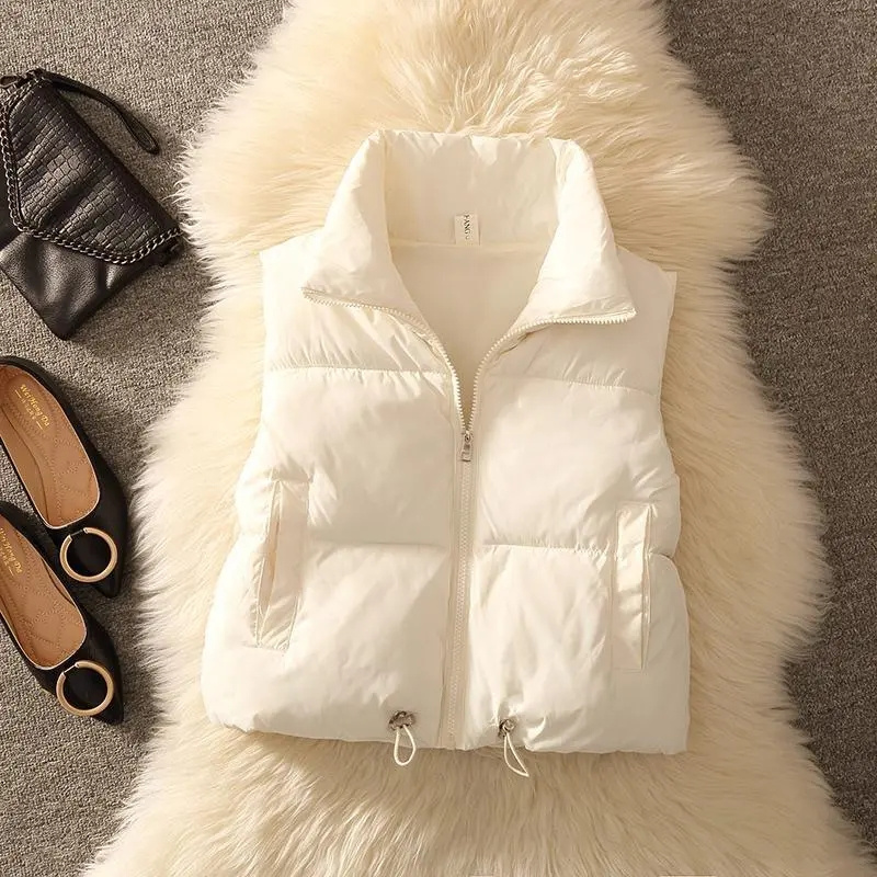 ผู้หญิงเบาะปักเป้าเสื้อกั๊กเสื - Puffer Vest Padded บทวิจารณ์และราคา