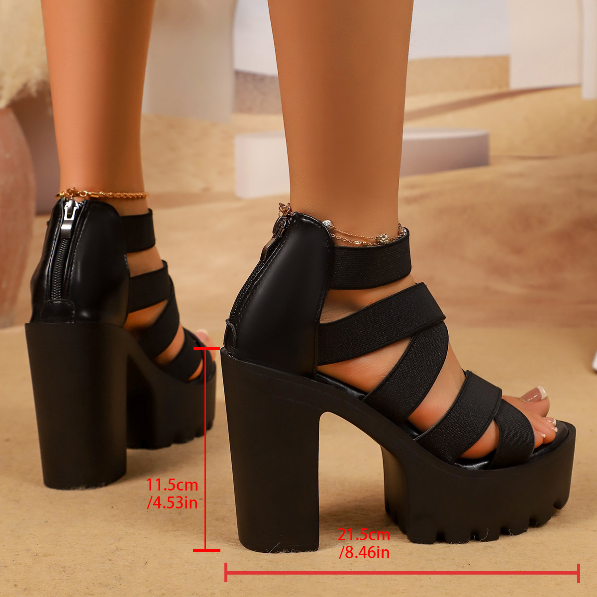 รองเท้าส้นสูงสไตล์พังก์แบบหนา  - Chunky Sneaker Platform บทวิจารณ์และราคา