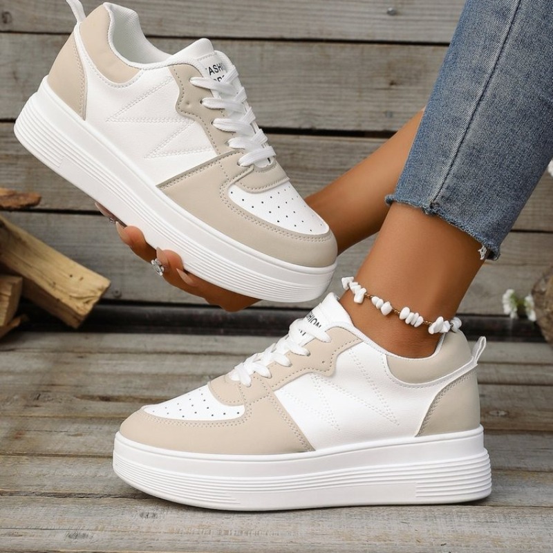 รองเท้าผ้าใบส้นตึกทรงกลมสำหรับ - Chunky Sneaker Platform บทวิจารณ์และราคา