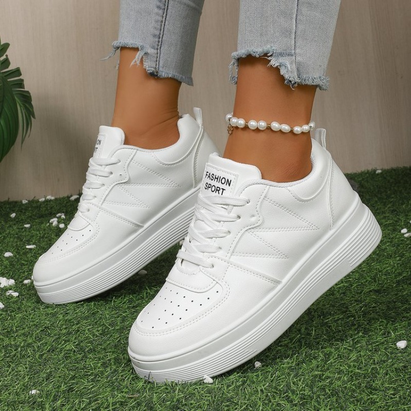 รองเท้าผ้าใบส้นตึกทรงกลมสำหรับ - Chunky Sneaker Platform บทวิจารณ์และราคา