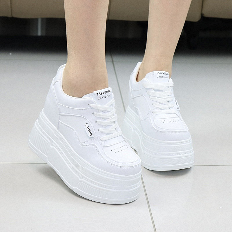 รองเท้าผ้าใบพื้นหนาสำหรับผู้หญ - Chunky Sneaker Platform บทวิจารณ์และราคา
