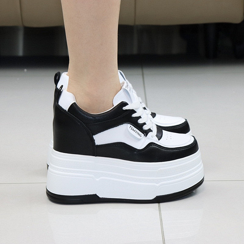 รองเท้าผ้าใบพื้นหนาสำหรับผู้หญ - Chunky Sneaker Platform บทวิจารณ์และราคา