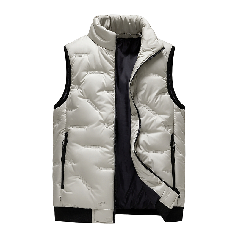 เสื้อกั๊กกันหนาวผู้ชายแบบไม่มี - Puffer Vest Padded บทวิจารณ์และราคา