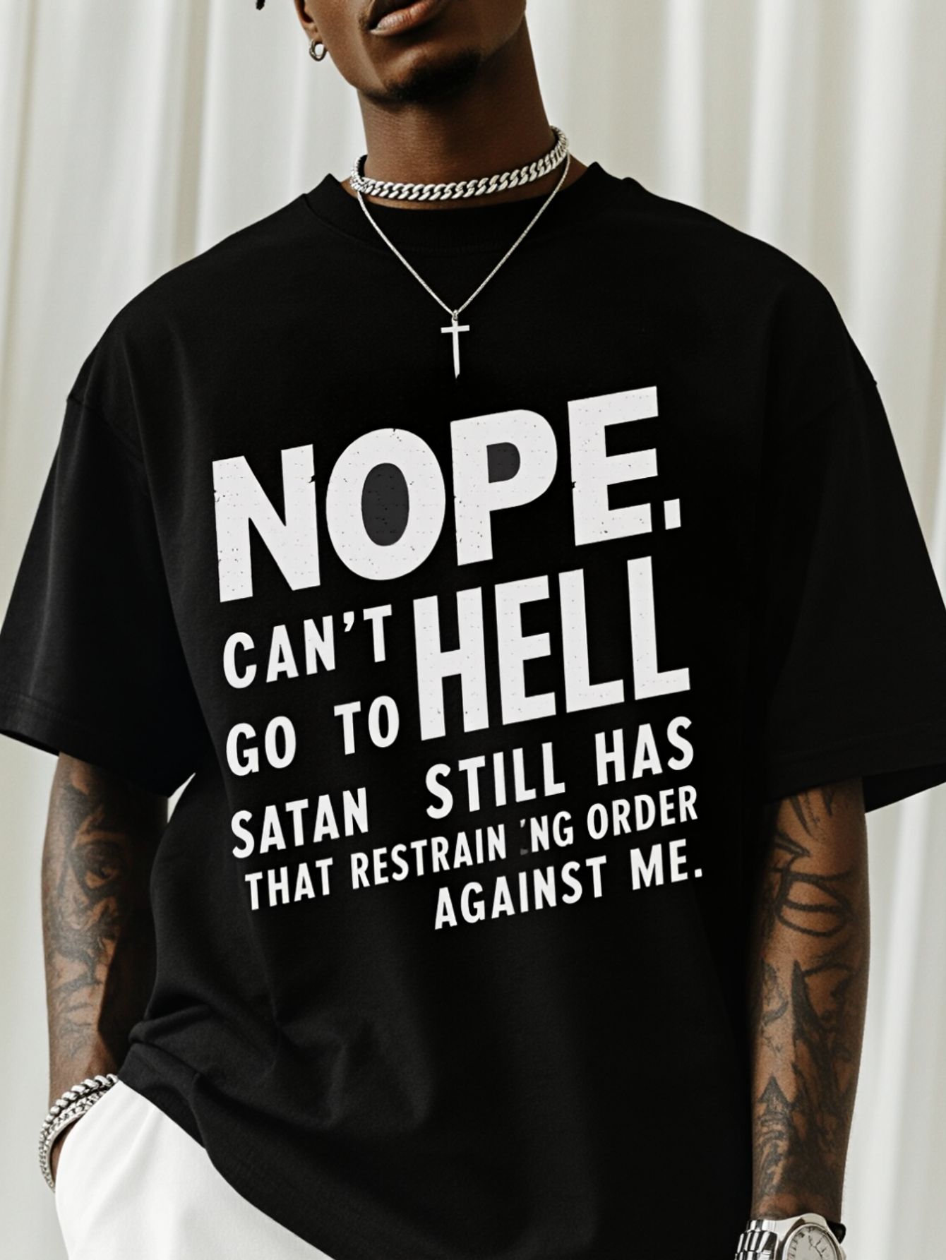 เสื้อยืดพิมพ์ลาย 'NOPE NOT GOI - Street Style Fashion Quotes บทวิจารณ์และราคา