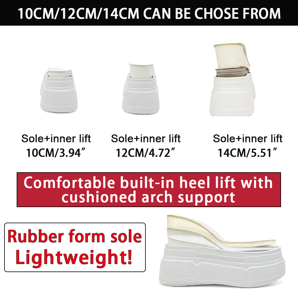 รองเท้าผ้าใบ ZJR 10-14 ซม. สำห - Chunky Sneaker Platform บทวิจารณ์และราคา