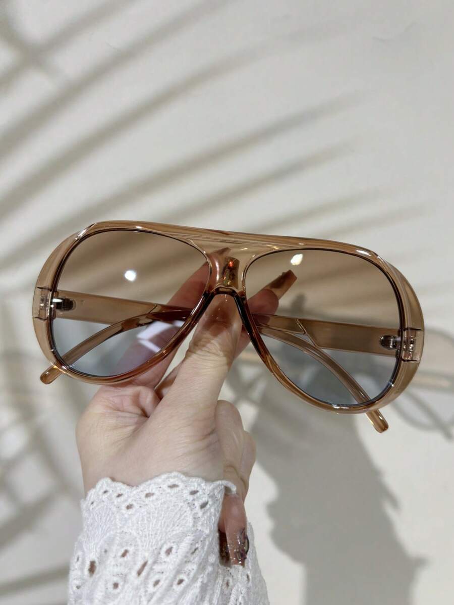 แว่นตาแฟชั่นทรงสี่เหลี่ยมขนาดใ - Street Fashion Vintage บทวิจารณ์และราคา