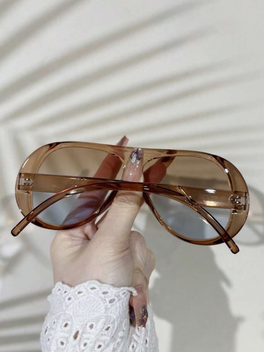แว่นตาแฟชั่นทรงสี่เหลี่ยมขนาดใ - Street Fashion Vintage บทวิจารณ์และราคา