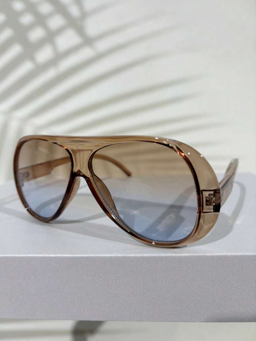 แว่นตาแฟชั่นทรงสี่เหลี่ยมขนาดใ - Street Fashion Vintage บทวิจารณ์และราคา