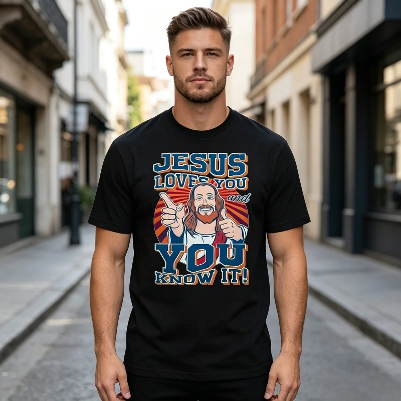 เสื้อยืดพิมพ์ลายคำคมพระเยซูเกี - Street Style Fashion Quotes บทวิจารณ์และราคา