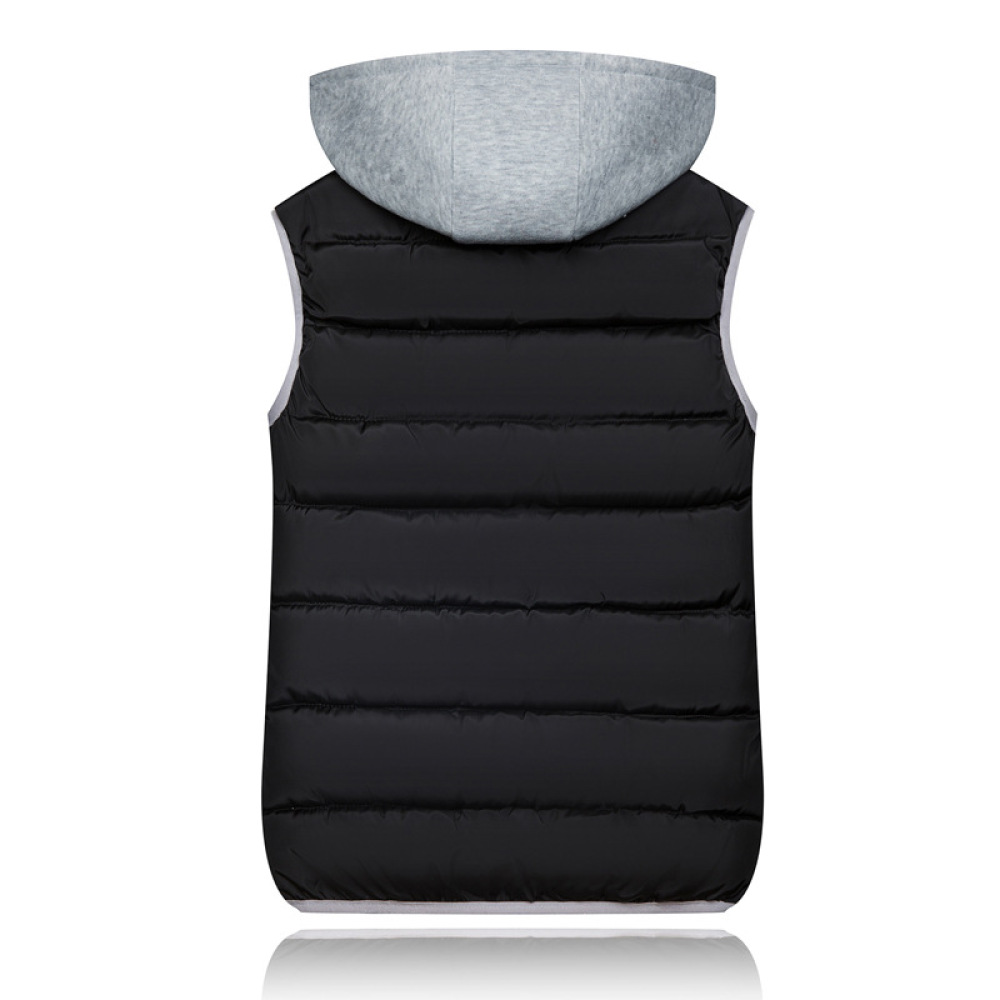 เสื้อกั๊กมีฮู้ดบุผ้าสำหรับผู้ห - Puffer Vest Padded บทวิจารณ์และราคา