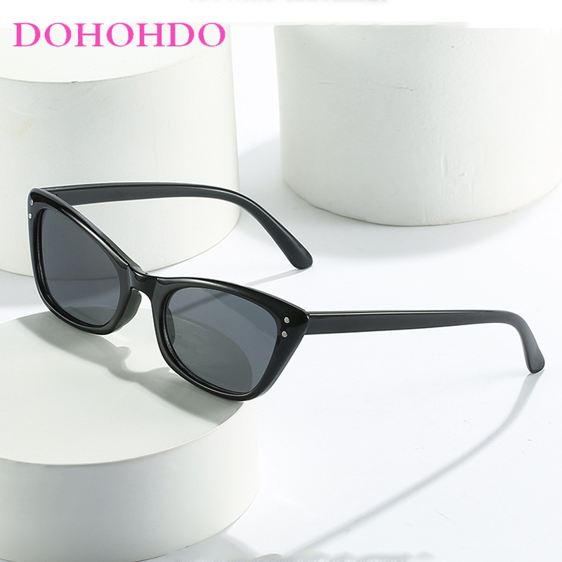 Vintage Cat Eye แว่นตากันแดดผู - Street Fashion Photography บทวิจารณ์และราคา