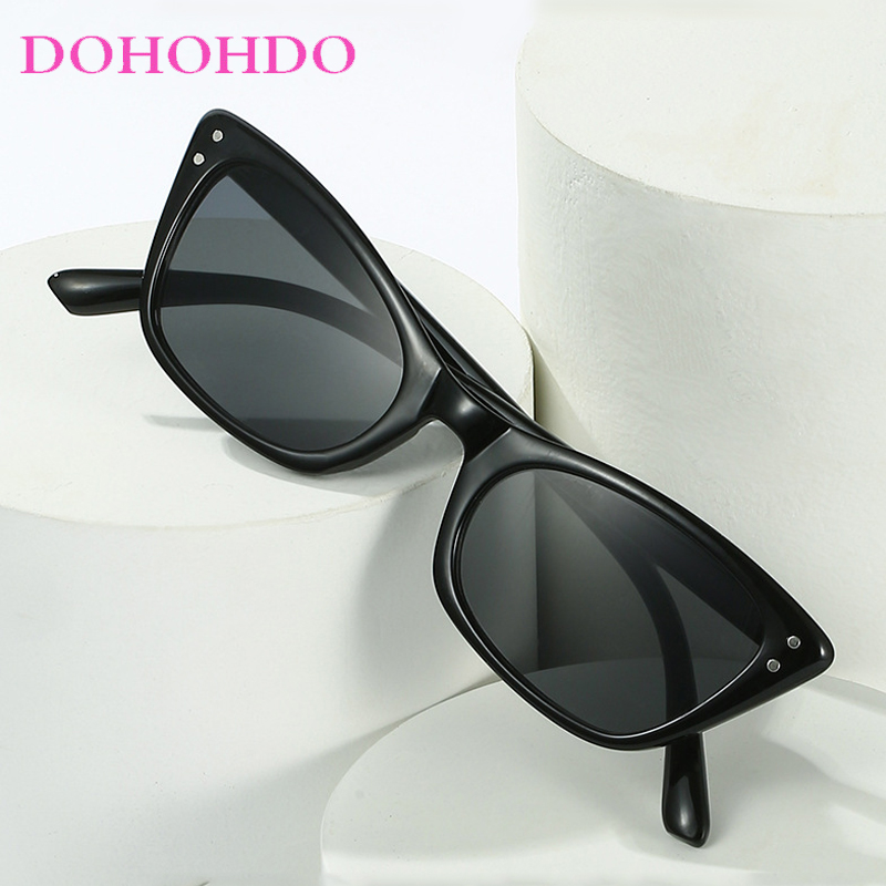 Vintage Cat Eye แว่นตากันแดดผู - Street Fashion Photography บทวิจารณ์และราคา
