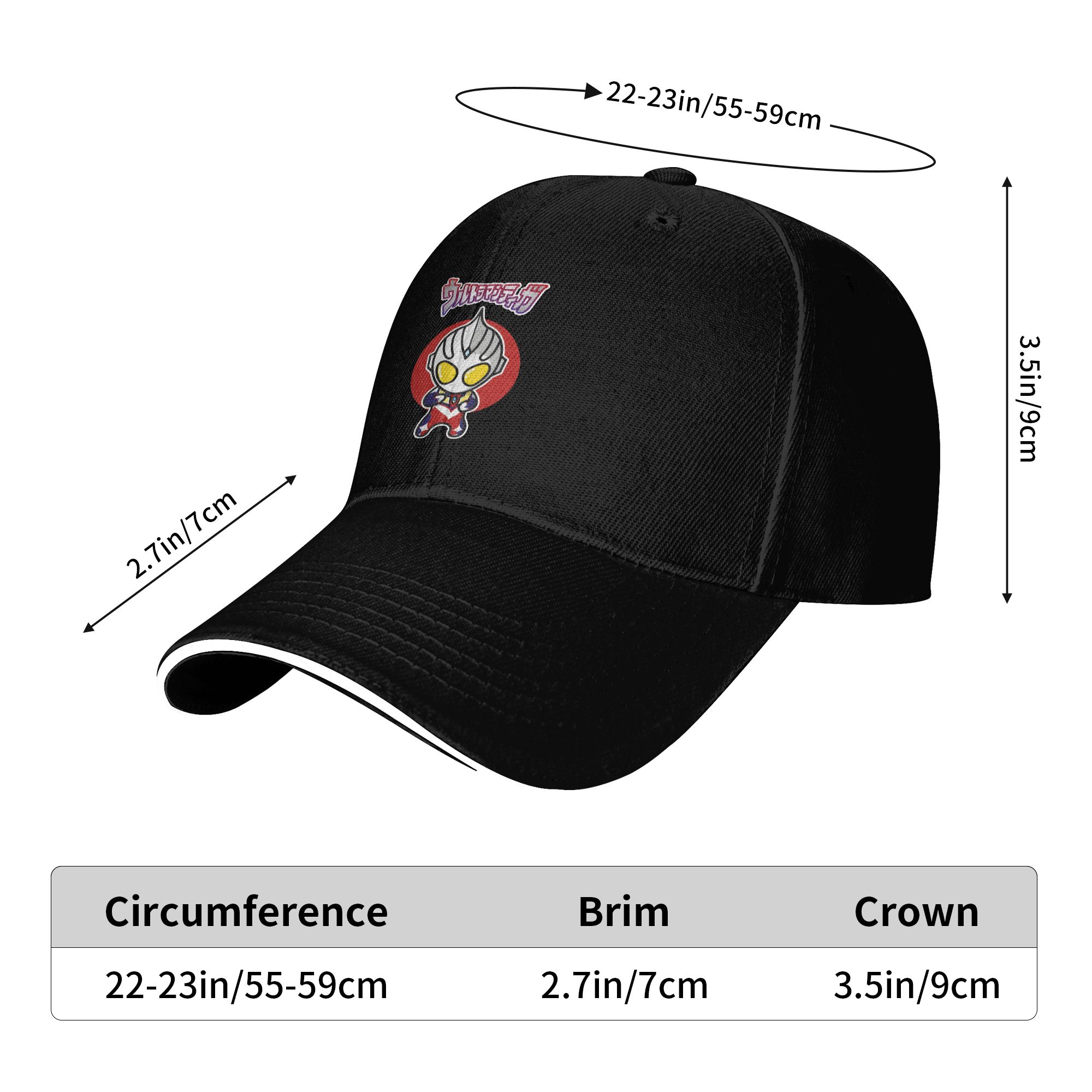 อุปกรณ์เสริมอุลตร้าแมนส์ หมวกเ - Baseball Cap Fitted บทวิจารณ์และราคา