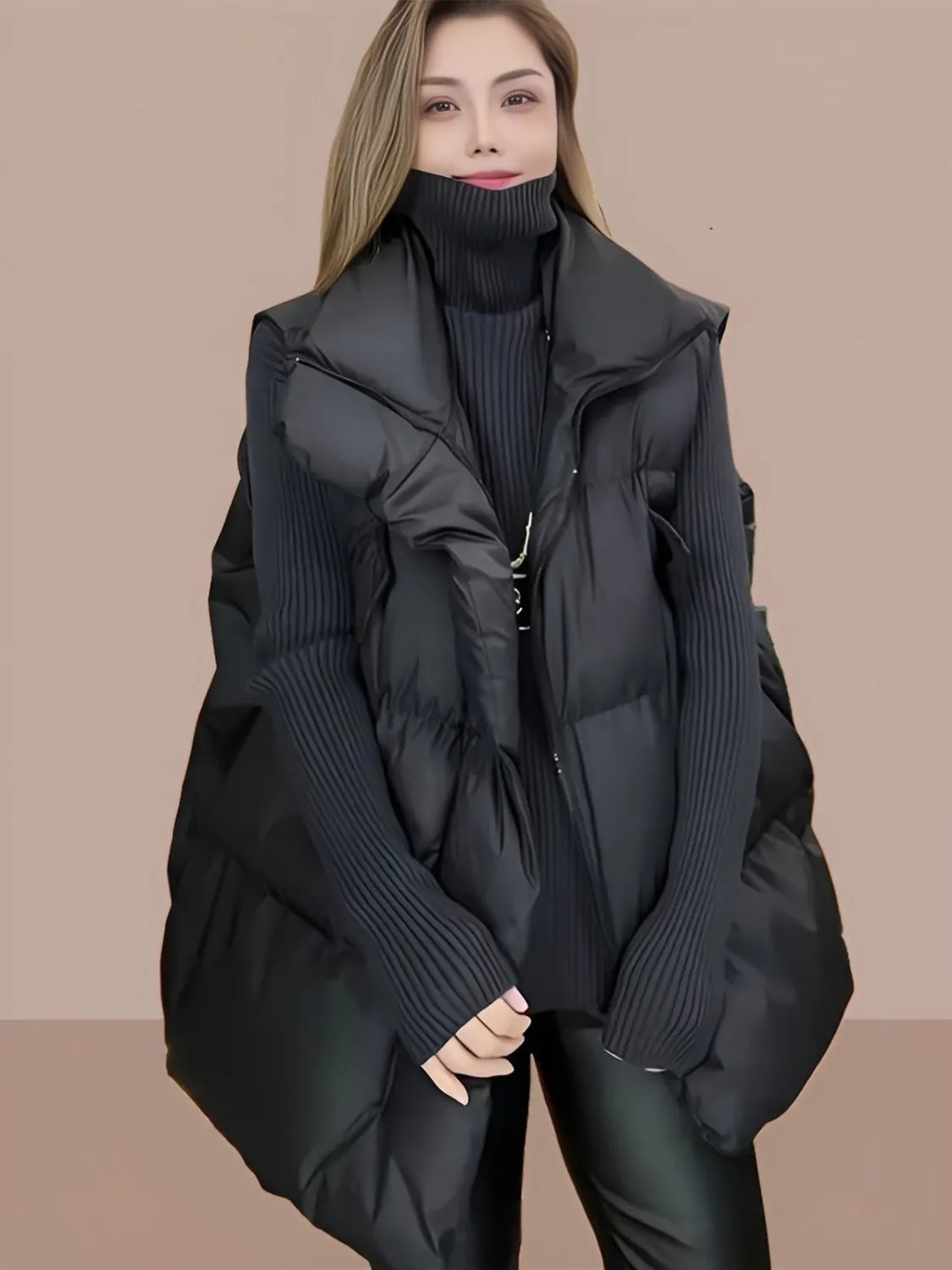 เสื้อกั๊กพาร์กาผู้หญิงไซส์ใหญ่ - Puffer Vest Padded บทวิจารณ์และราคา