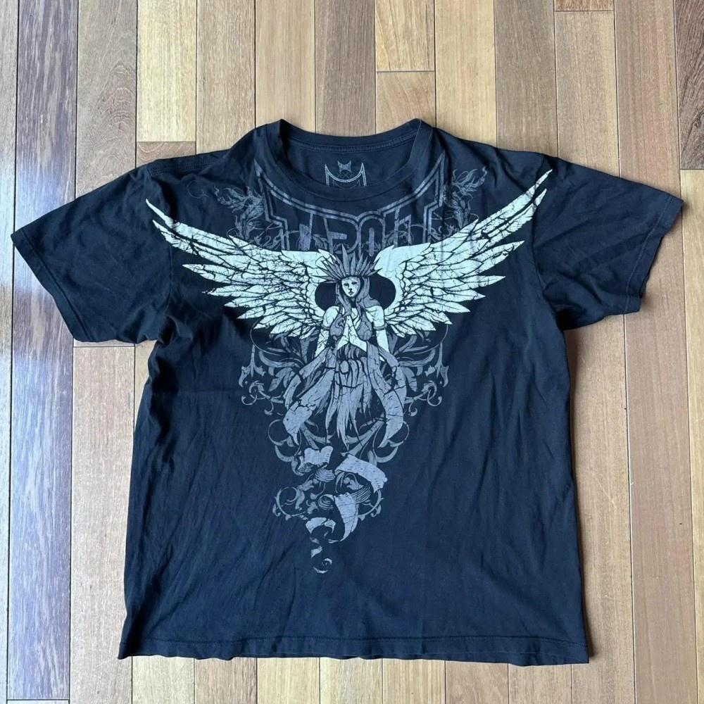 เสื้อยืดแขนสั้นพิมพ์ลายกราฟฟิต - Street Fashion Graffiti บทวิจารณ์และราคา