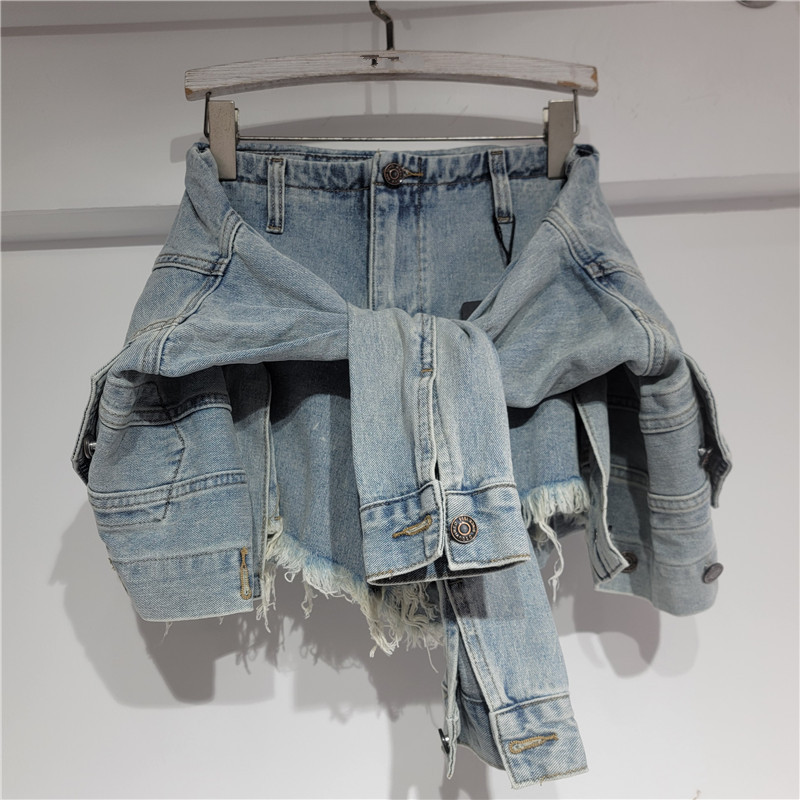 กางเกงยีนส์ขาสั้นผู้หญิง วินเท - Street Fashion Vintage บทวิจารณ์และราคา