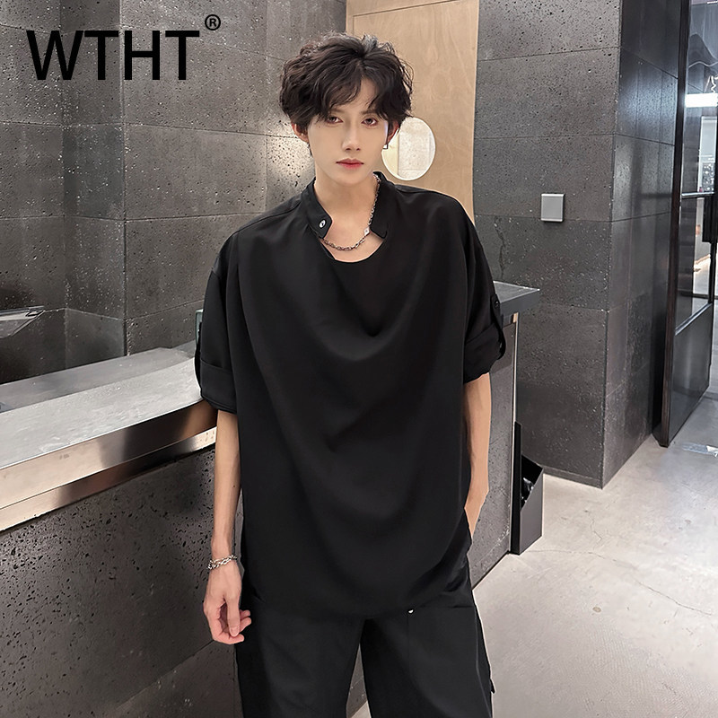 WTHT แฟชั่น 2026 เสื้อยืดผู้ชา - Street Fashion Taiwan บทวิจารณ์และราคา