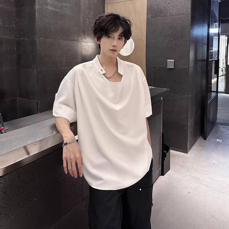 WTHT แฟชั่น 2026 เสื้อยืดผู้ชา - Street Fashion Taiwan บทวิจารณ์และราคา