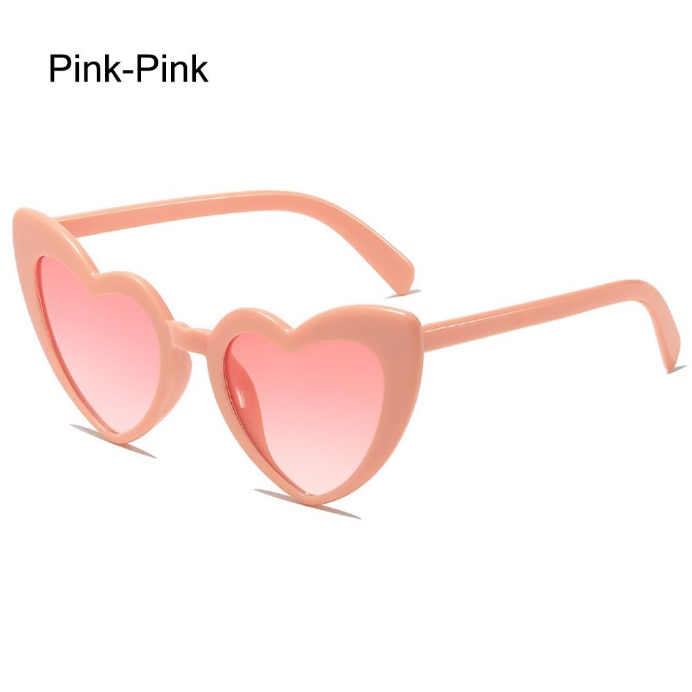 แว่นกันแดดรูปหัวใจป้องกันรังสี - Street Fashion Vintage บทวิจารณ์และราคา