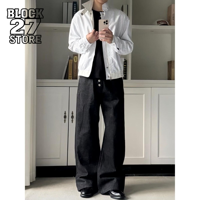 กางเกงยีนส์ผู้ชายสไตล์ฮาราจูกุ - Street Fashion Graffiti บทวิจารณ์และราคา